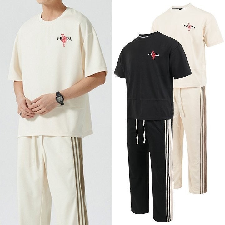 💕 프** 레드타이거 반팔 긴바지 세트