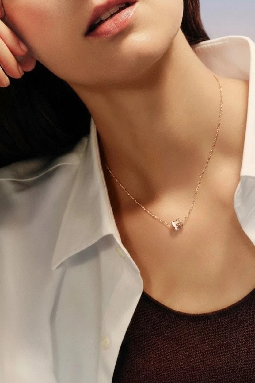 💕 에*** 팝아슈 미니 투톤 목걸이✔수입최고급