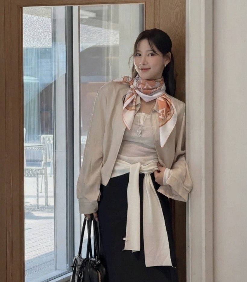 💕 루* 모노그램 스카프