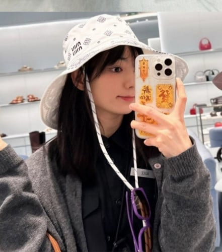 💕 미*** 반다나 프린트 버킷햇 ✔수입