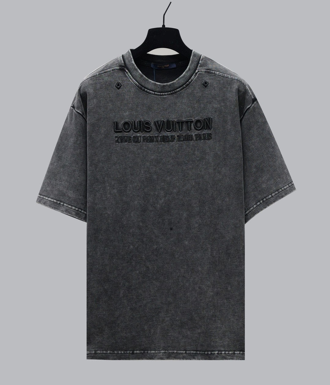 25ss 루*** 워시드 리브드 워싱 티셔츠 입고~