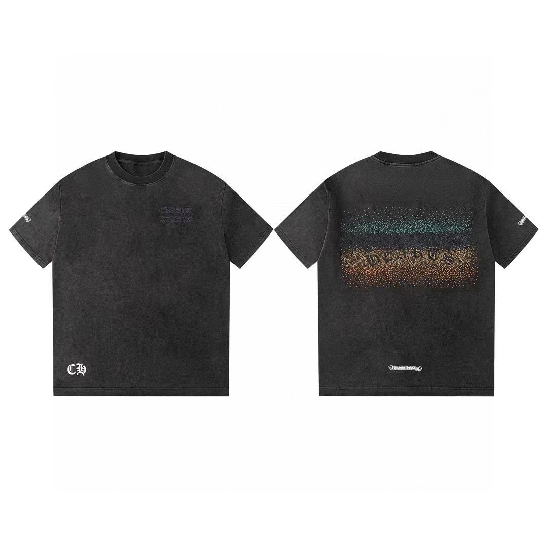 크*롬하츠 스타디움 비즈로고 워싱 티셔츠 입고~