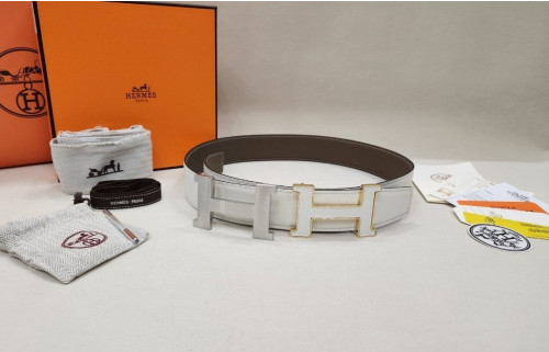 에*르메스 H 토고가죽버클 리버서블 양면벨트 입고~