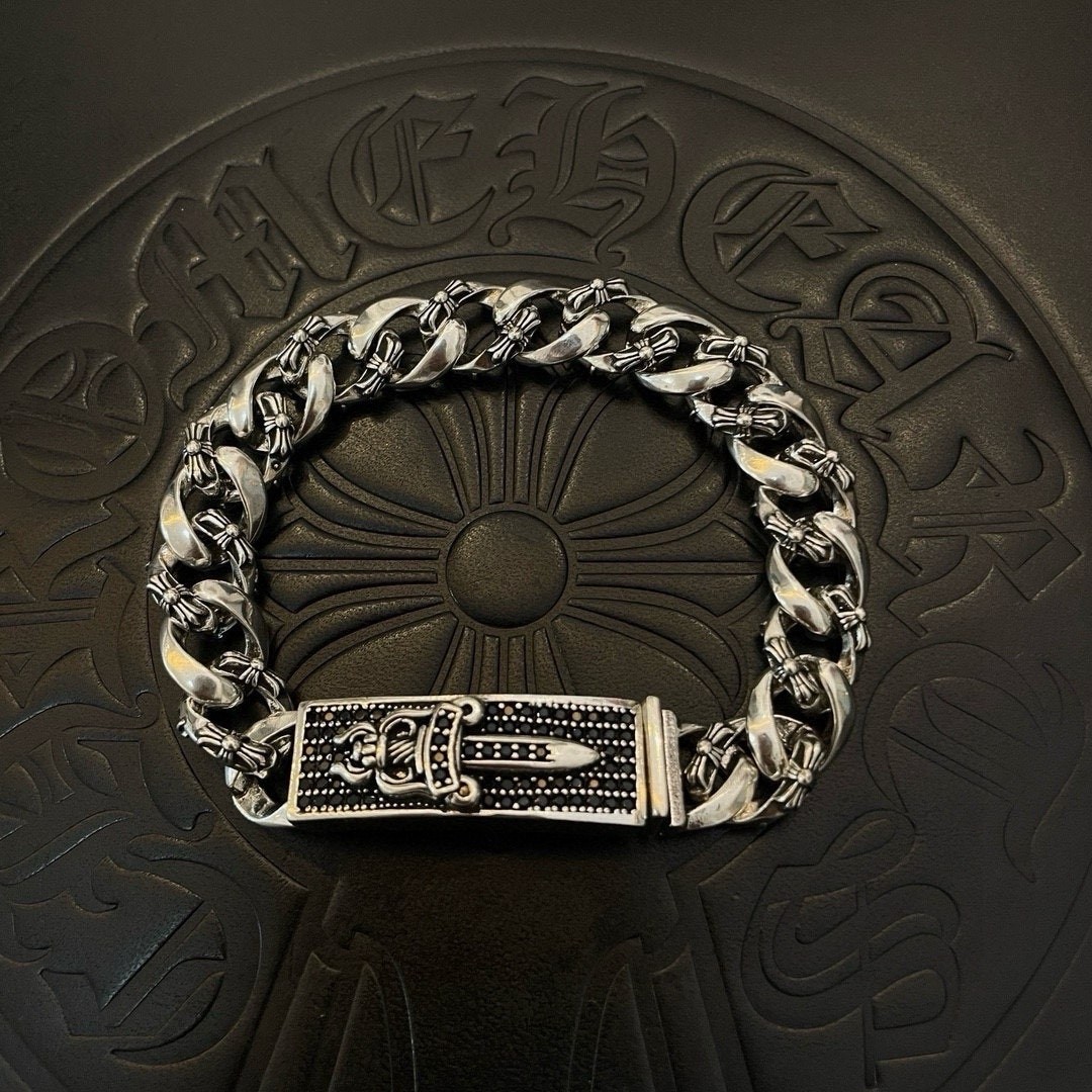 크*롬하츠 K16 925 실버 클래식 크로스 풀보석 브레이슬릿 입고~