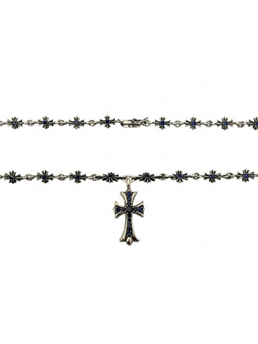 크*롬하츠 K108 925 실버 초크 체인 타이니 네크리스 목걸이 (양면 착용) 입고~