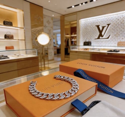 2026 루이비통 (L006) 925 실버 모노그램 체인팔찌 입고~