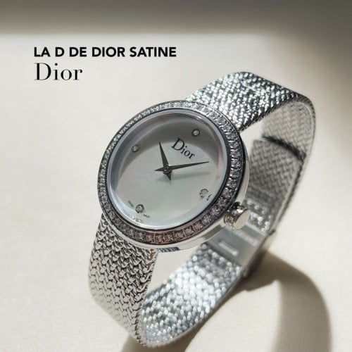 디* 라 디 드 디올 사틴 화이트 자개다이얼