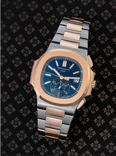 파텍필립 노틸러스 5980 블루다이얼 콤비