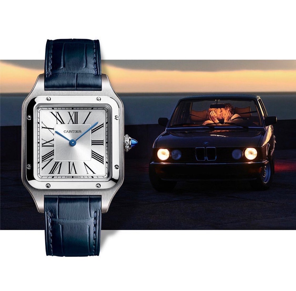 까르띠* 산토스 뒤몽 실버다이얼