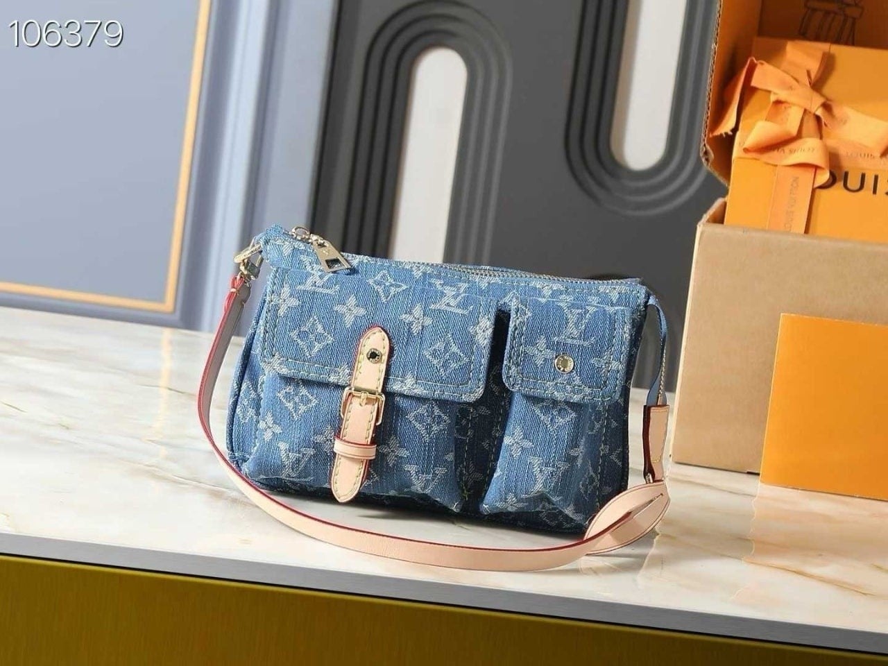 💕 루* 데님 악세수아 카고