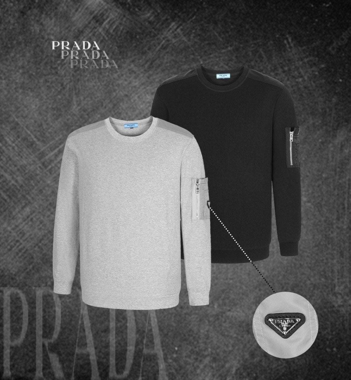 💕 프** 플레이트 포켓 맨투맨