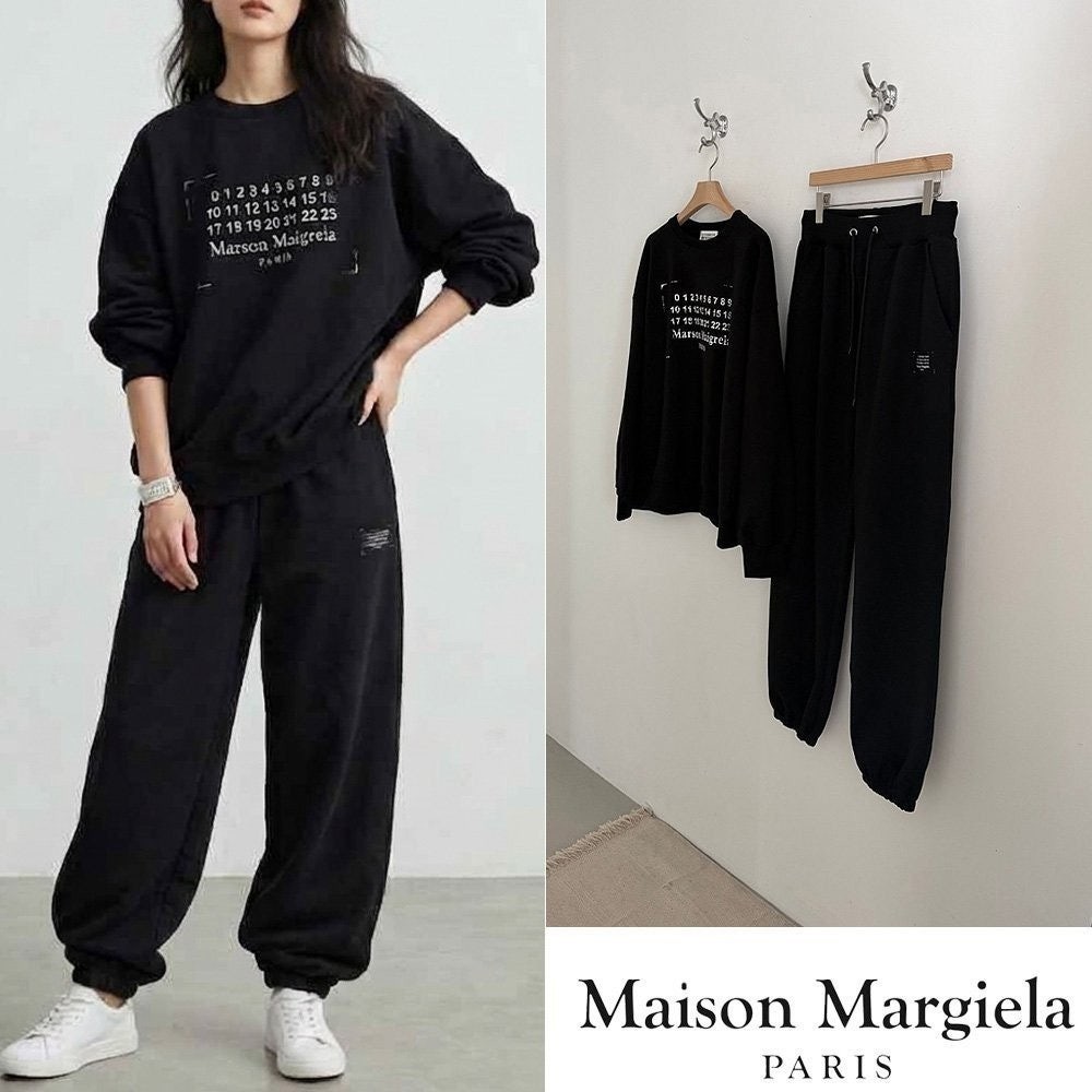 💕 메* 마르지엘라 빈티지 로고 나염 오버핏 MTM 셋업