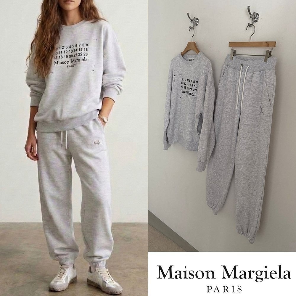 💕 메* 마르지엘라 빈티지 로고 나염 오버핏 MTM 셋업