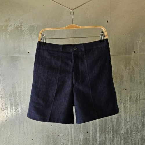 💕 띠** 린넨 반바지 (네이비)