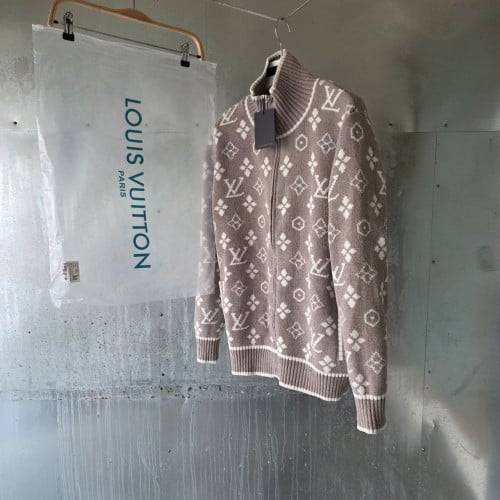 💕 루* 모노그램 울 니트 집업 가디건