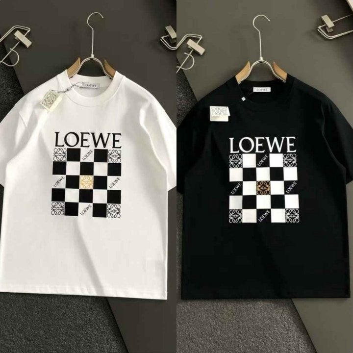 *빅사이즈 추가* 자가드로고 라운드 티셔츠 LOE-512