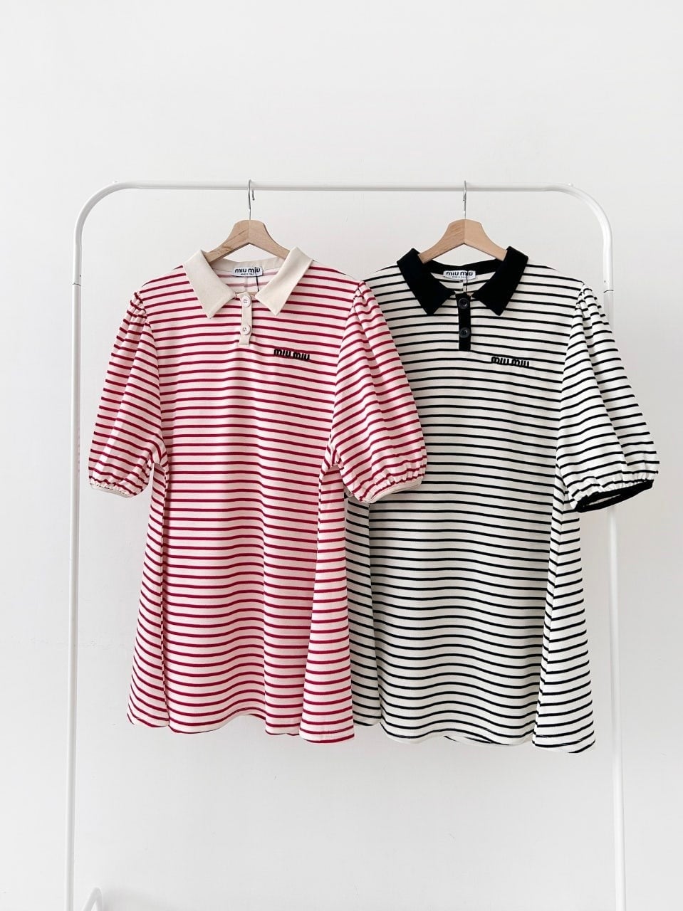 스트라이프 원피스 MU-978