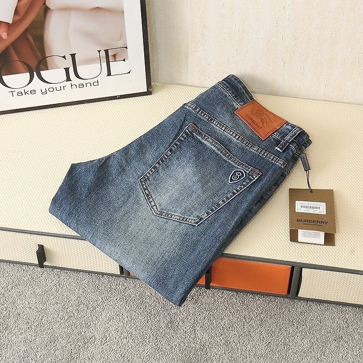 엠보로고 스판 워싱 데님 팬츠 BB-3659