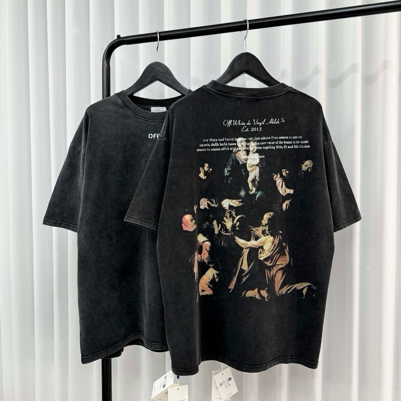 💕 오* 스탬프 마리 반팔 티셔츠