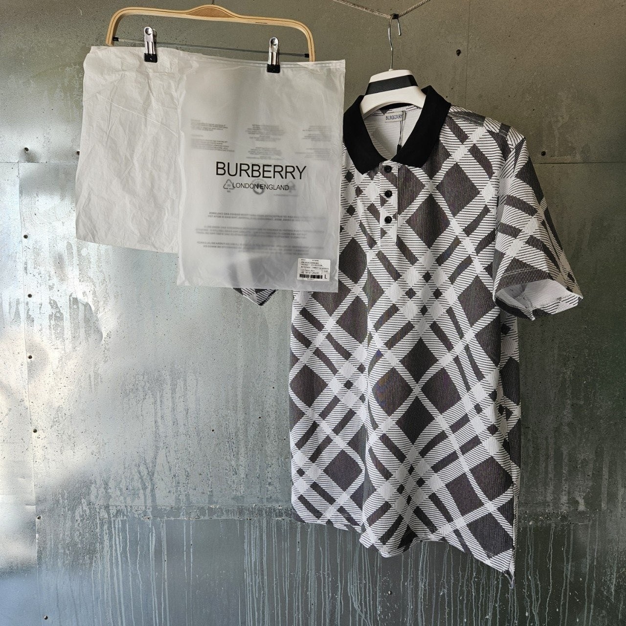 💕 버** 체크 폴로셔츠