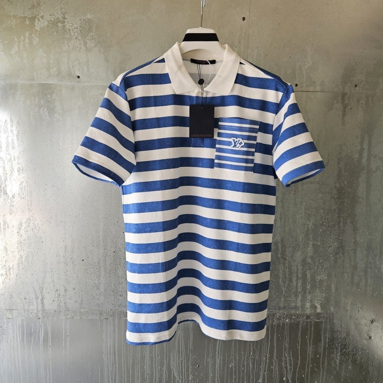 💕 루* 모노그램 블루스트라이프 pk셔츠