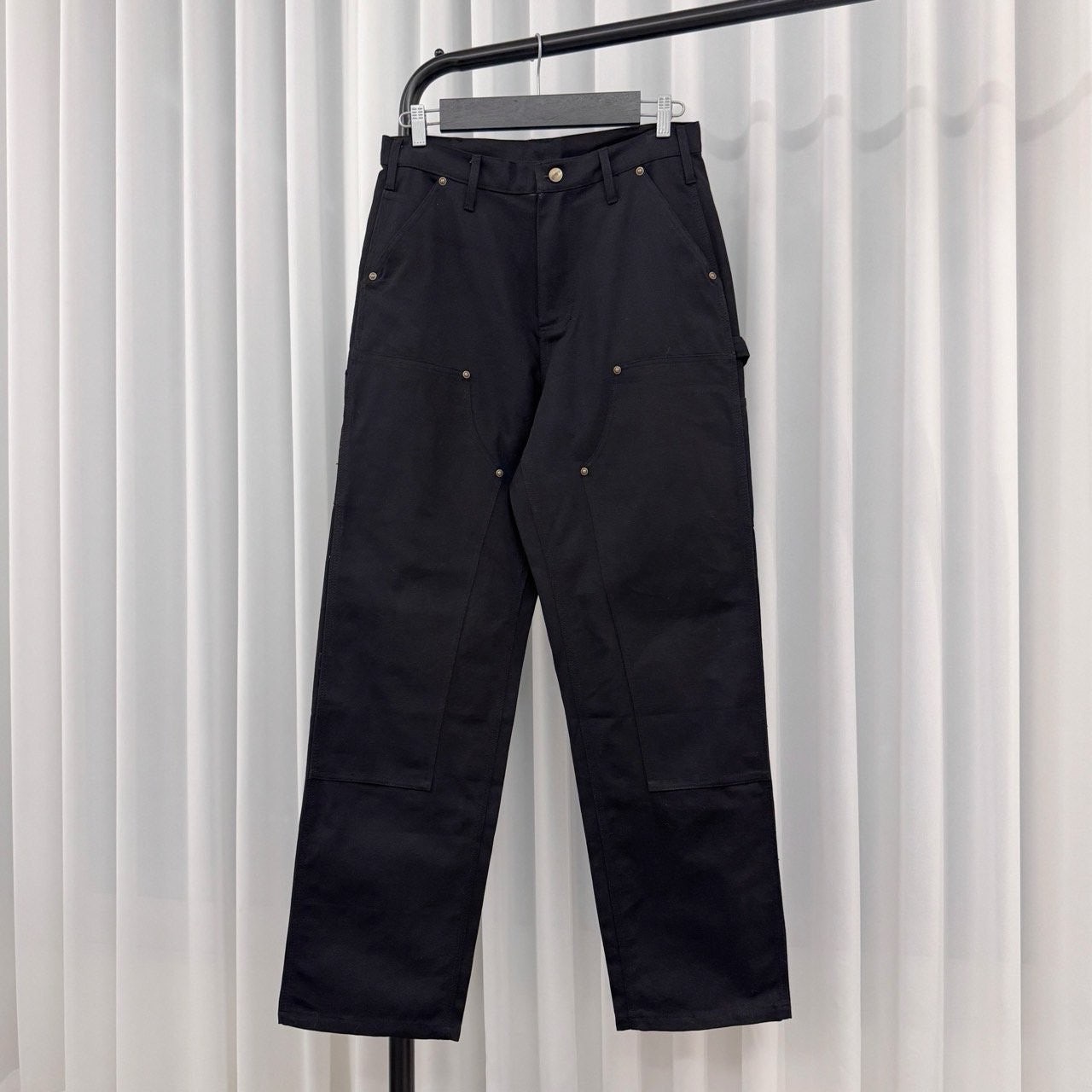 💕 칼** WIP 캔버스 더블 니 팬츠