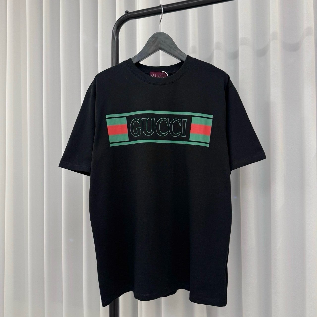 💕 구* 프린트 코튼 저지 반팔 티셔츠