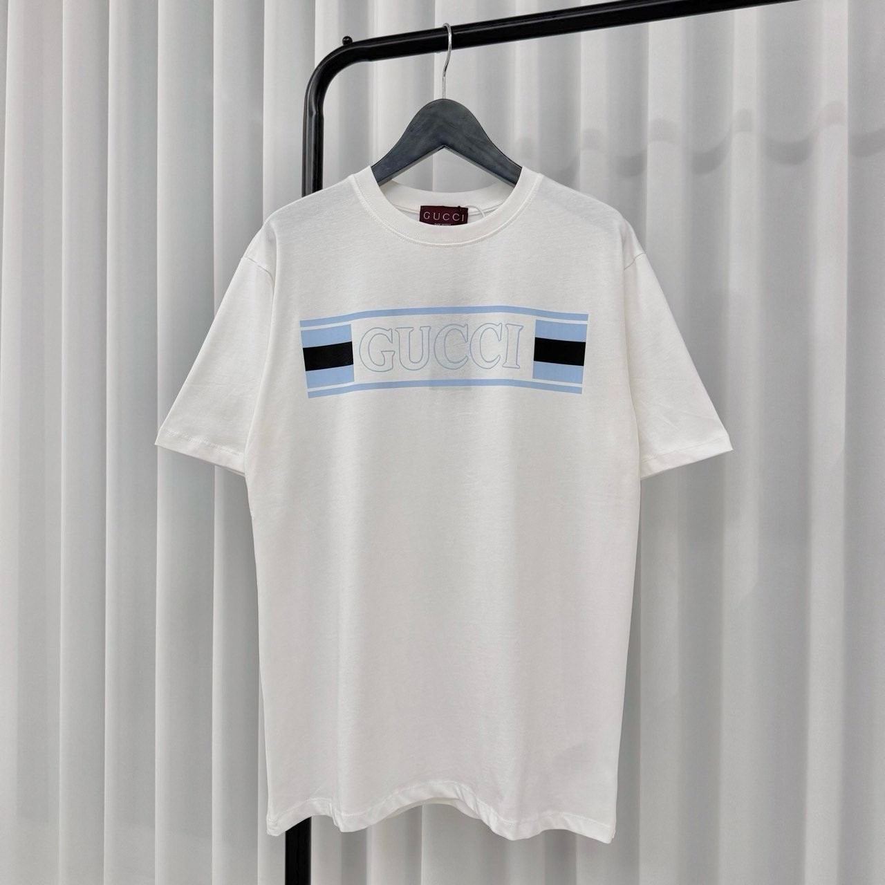 💕 구* 프린트 코튼 저지 반팔 티셔츠