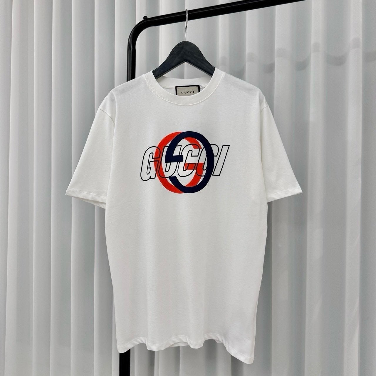 💕 구* 인터로킹G 프린트 코튼 저지 반팔 티셔츠