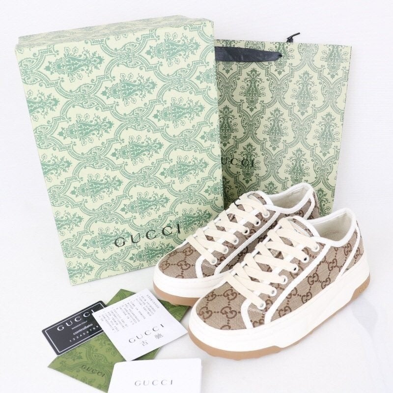 💕 구* GG 캔버스 로우탑 스니커즈