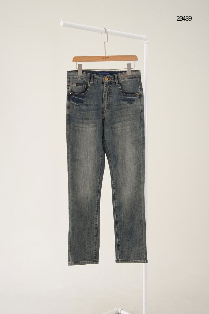 🔆 [Louis Vuitton] 루이비통 시그니처 모노그램 그래픽 포켓 데님 팬츠 🔆