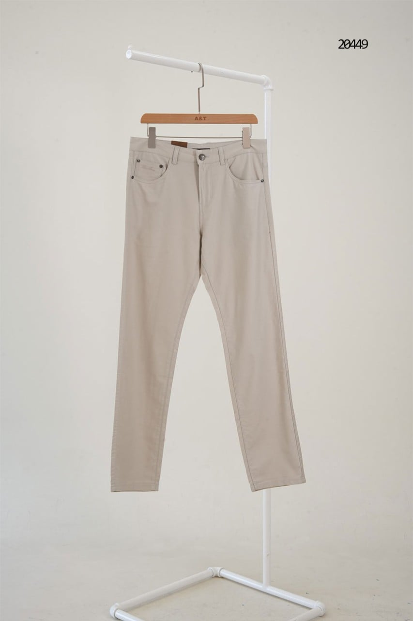 🔆 [Loro Piana] 로로피아나 브라운 레더패치 엠보 스몰 로고 포켓 팬츠 🔆