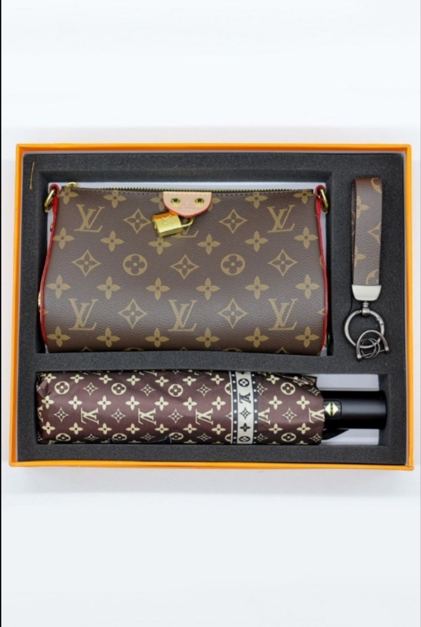 #루이비통 포쉐트 티레트 모노그램 여성숄더백   3종세트