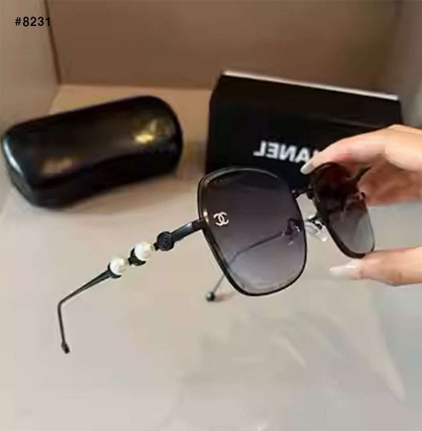 🍀 [CHANEL] 샤넬 CC 브릿지 펄 트위드 선글라스 🍀