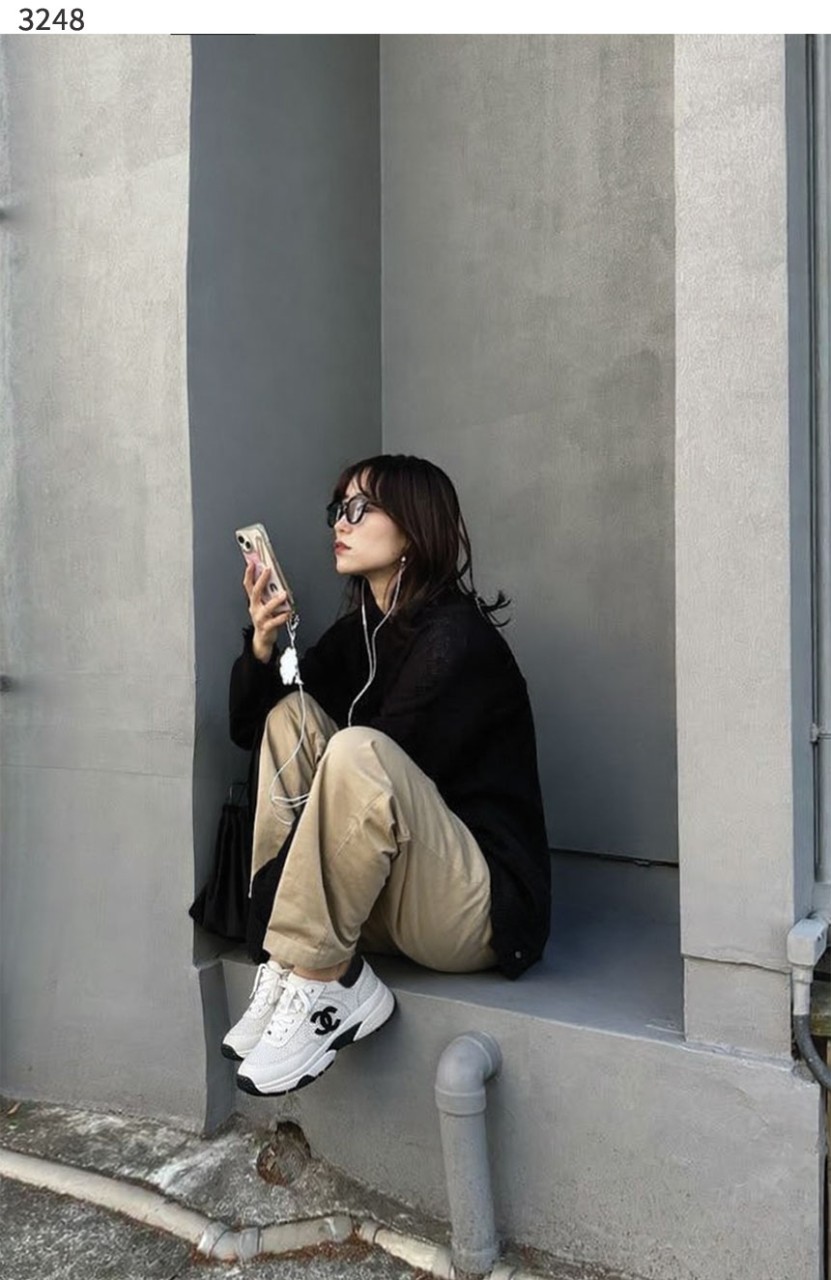 #샤넬 [Chanel] 수입프리미엄급 샤넬 스니커즈 메쉬 스웨이드 카프스킨 & 화이트 블랙 신상 입고💢 #태그 #신발 #3248