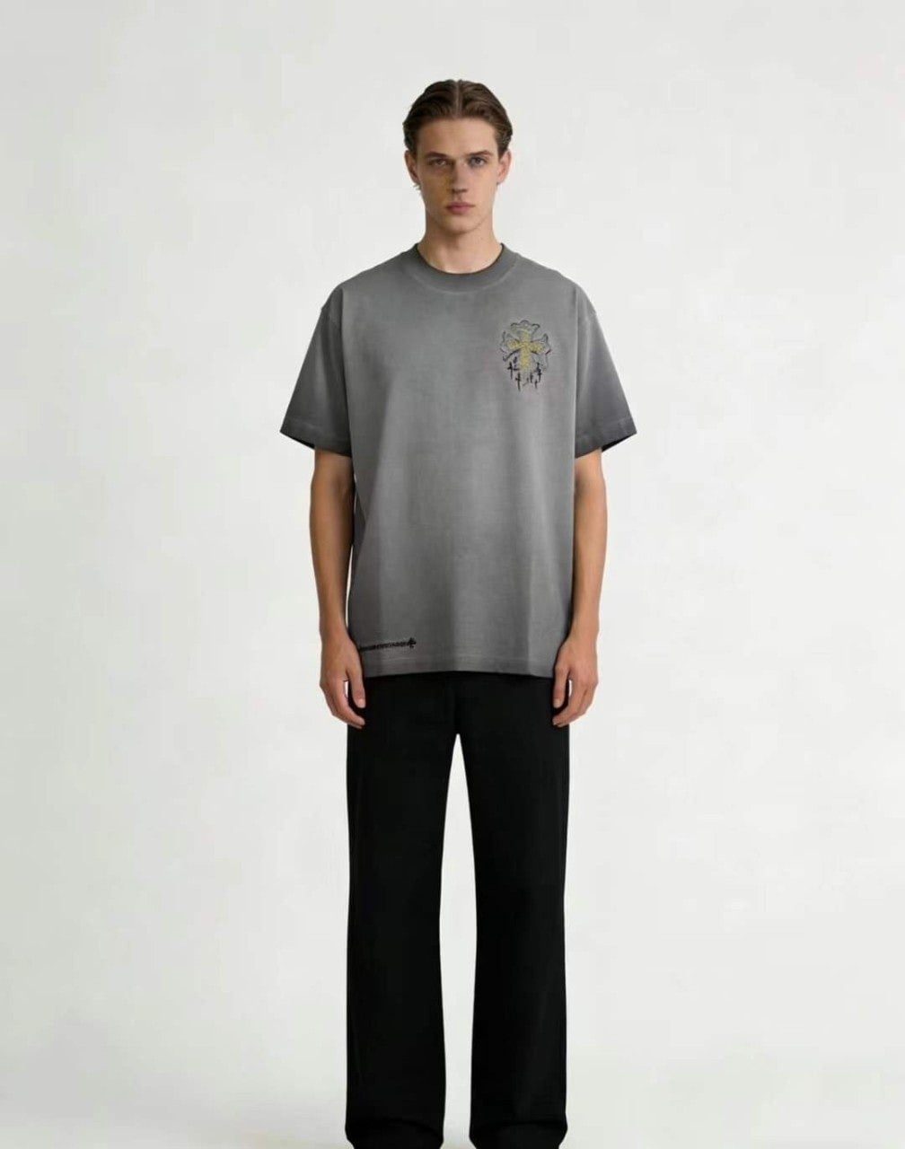 💕 크* NO 30 빈티지 워싱 자수 로고 티셔츠