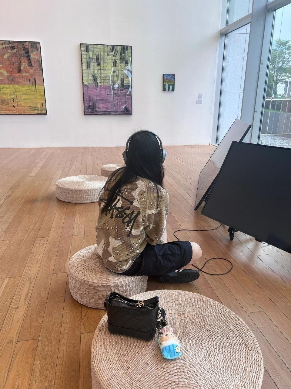 💕 스** 래글런 와플 써멀 롱슬리브 - 수입