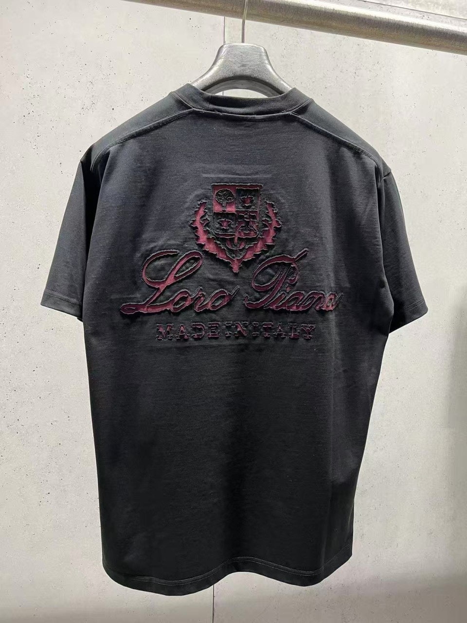 💕 로* 피아나 레이어드 로고 티셔츠