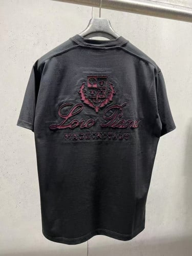 💕 로* 피아나 레이어드 로고 티셔츠