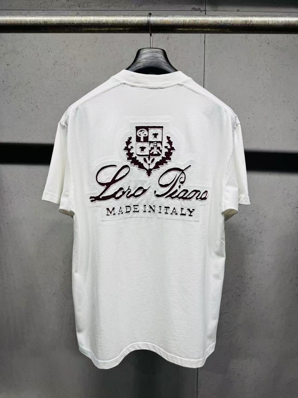 💕 로* 피아나 레이어드 로고 티셔츠