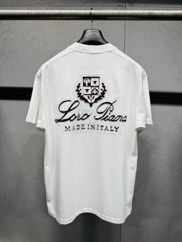 💕 로* 피아나 레이어드 로고 티셔츠