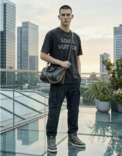 💕 루* 체인 반팔