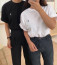 💕 폴* 라운드반팔티