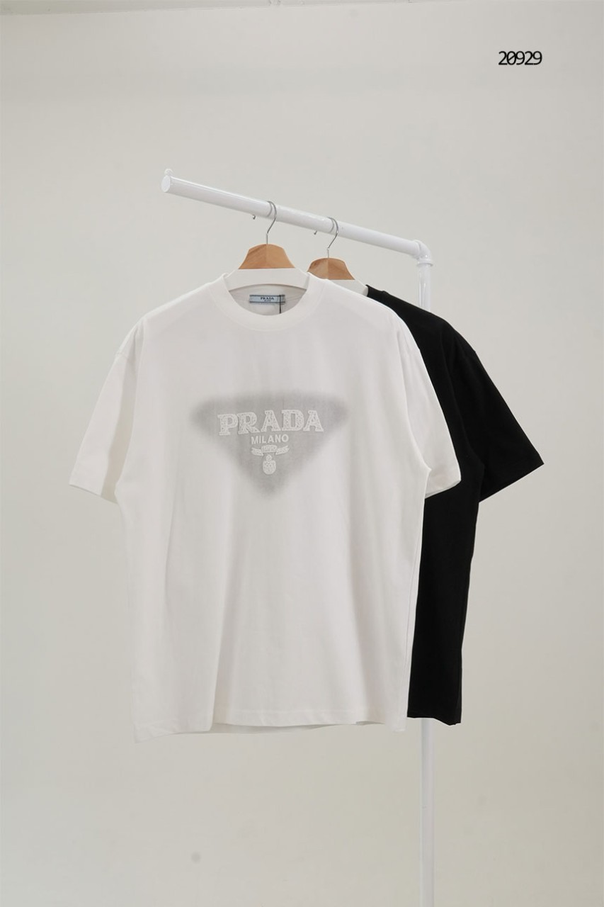 🔆 [PRADA] 프라다 삼각로고 스그니처 로고  반팔 티셔츠 🔆