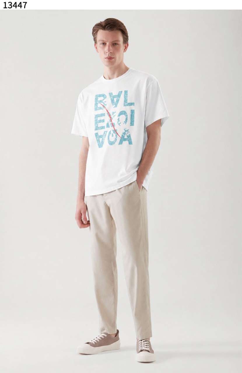 #발렌시아가 [BALENCIAGA] 블루 웨이브 로고 티셔츠 신상입고💢 #상의 #티셔츠 #13447