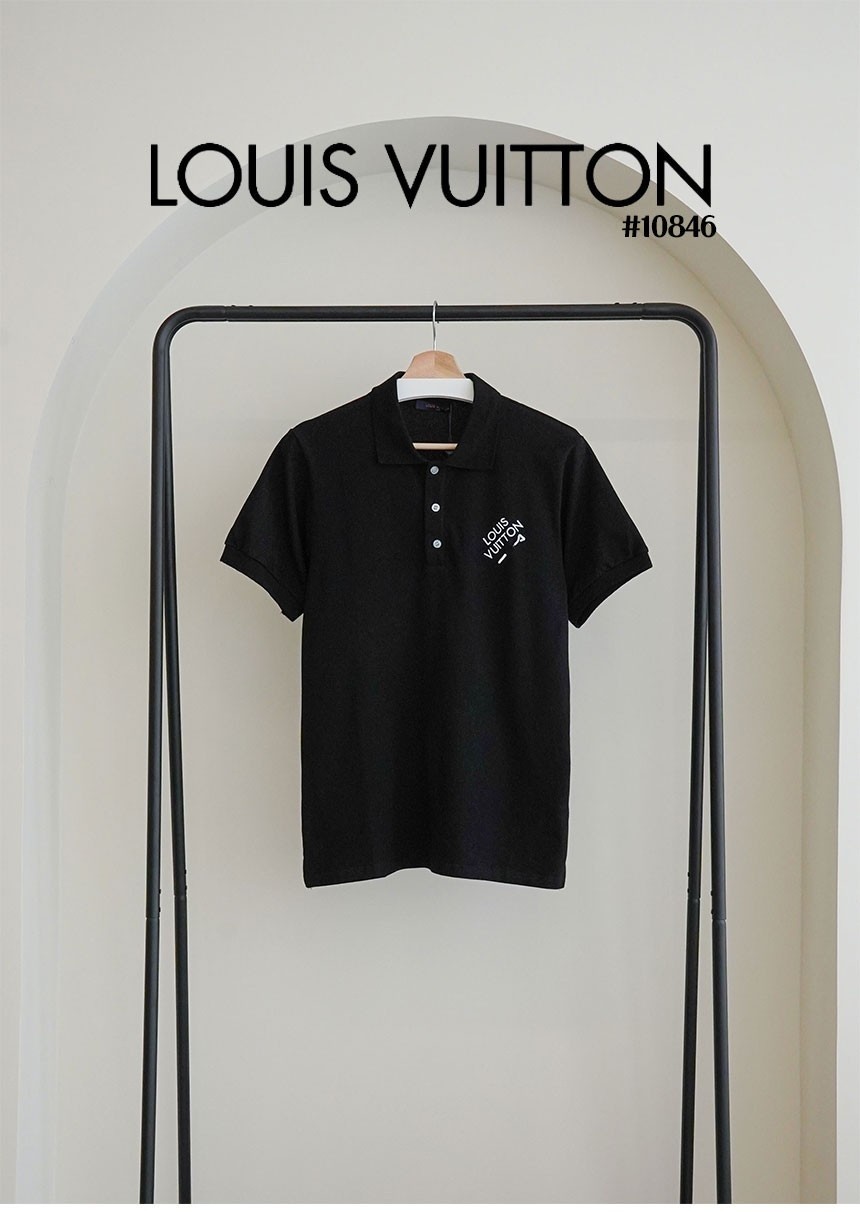 🔆 [LOUIS VUITTON] 루이비통 시그니처 쇼트슬리브 카라티셔츠 🔆