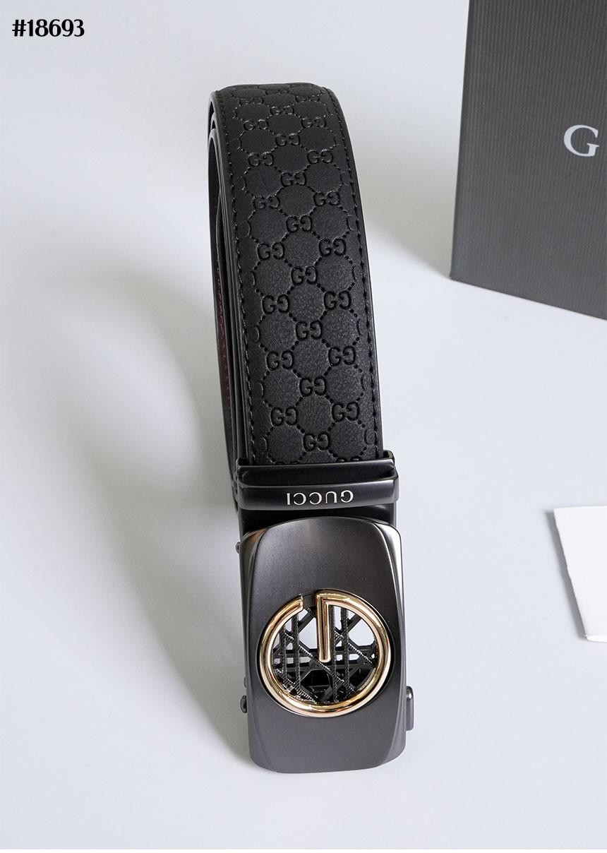 🔆 [GUCCI] 구찌 GG 시마 레더 자동벨트 🔆
